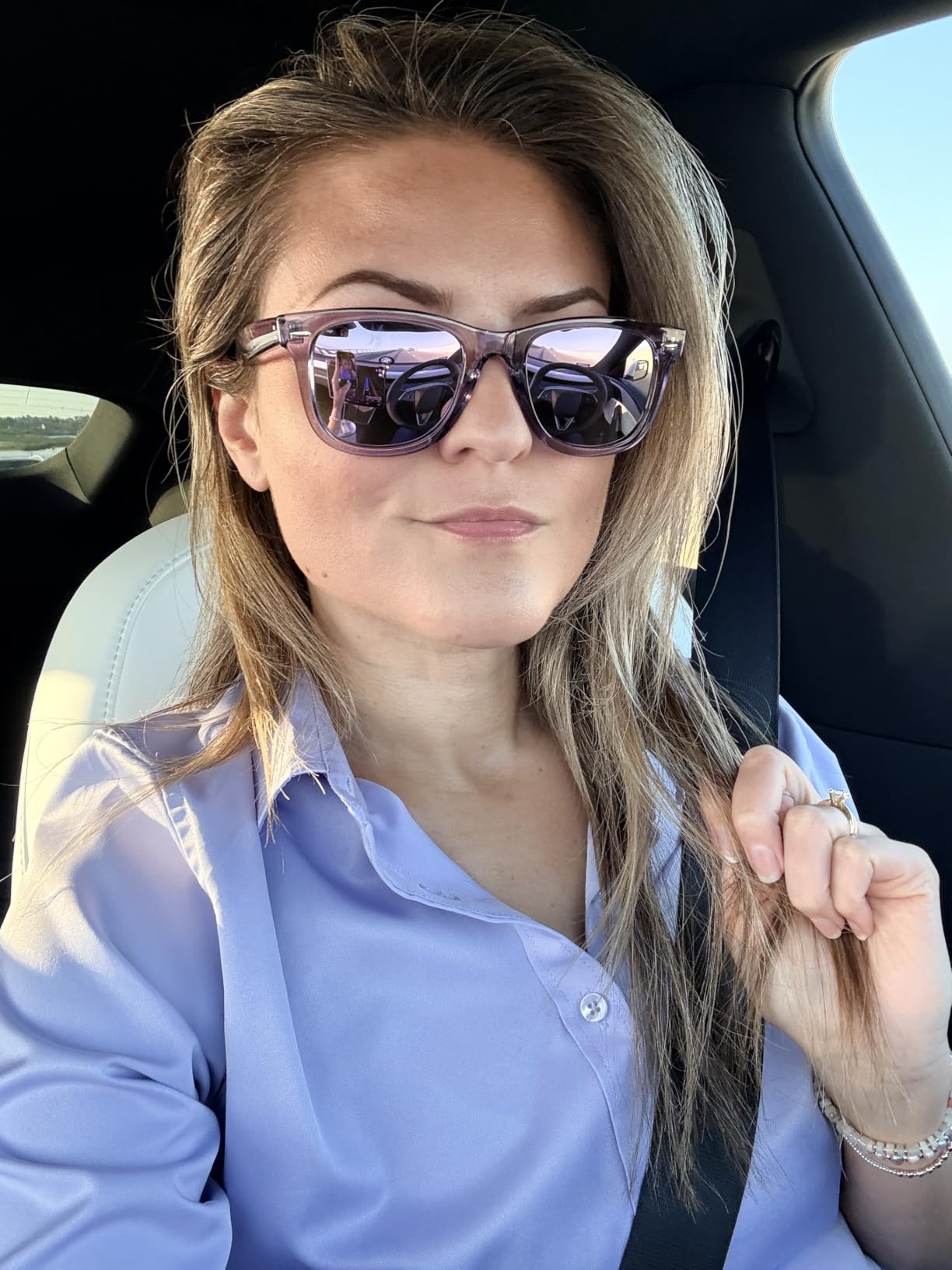 SIPHEW Polarized Sunglasses for Women & Men - UV400 Mirrored Eyewear | Designer Unisex Fashion Sun Glasses w/Medium Fit,Suitable for Any Face Shape,Beach,Everyday Wear customer photo 1