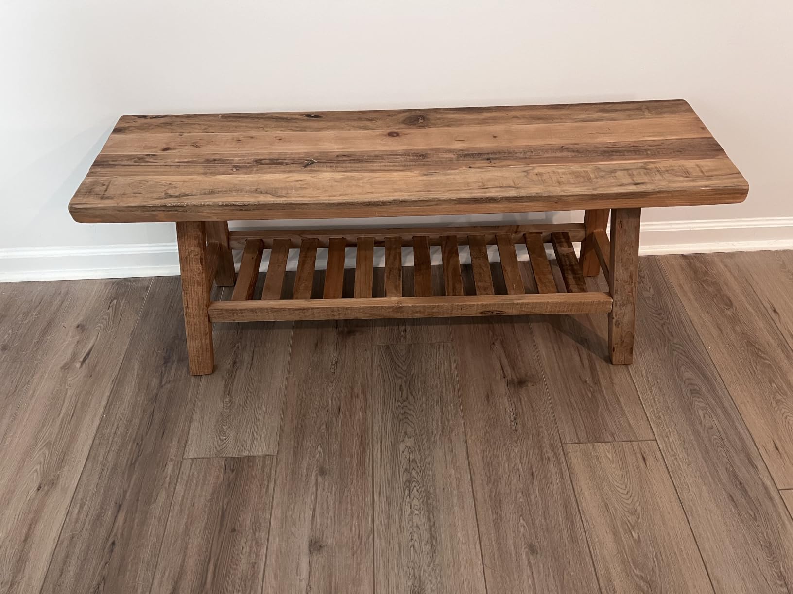 HOKYHOKY Reclaimed Solid Wood Bench-43.3