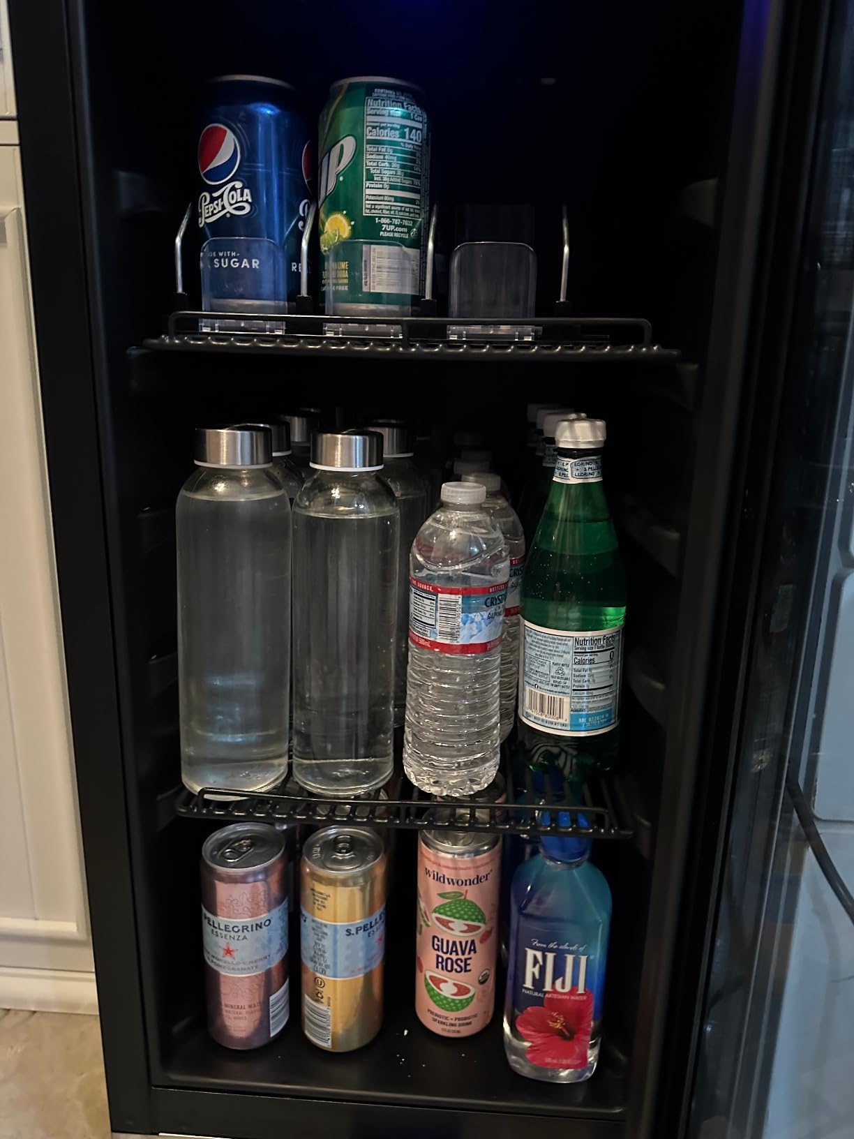Commercial Beverage Refrigerator, 24.5 Inch 15 Cu. Ft. Drink Fridge, Display Refrigerator with Glass Door, Commercial Display Fridge with 4 Adjustable Shelves, for Shops, Restaurants, Bars customer photo 1