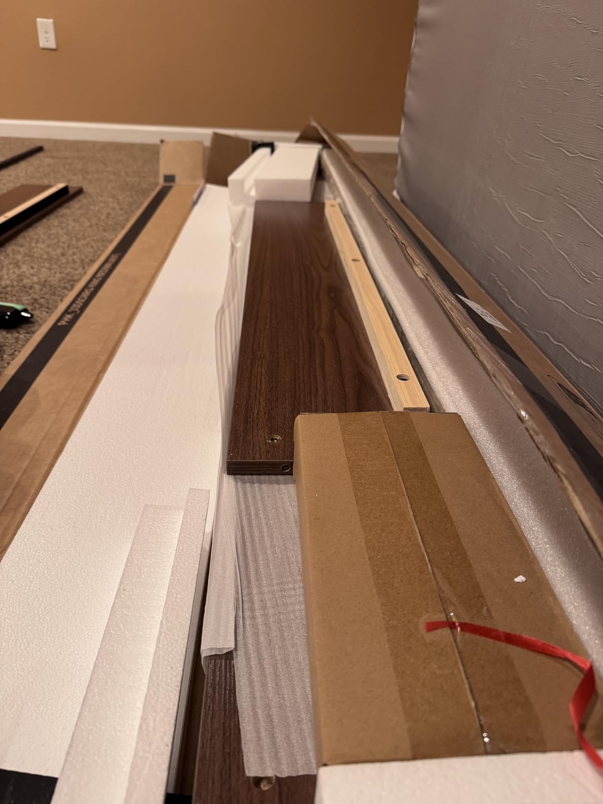 IDEALHOUSE Platform Bed Frame King Size, Wood Bed Frame No Headboard | Wooden Slat Support, No Box Spring Needed, Easy Assembly, Natural customer photo 2