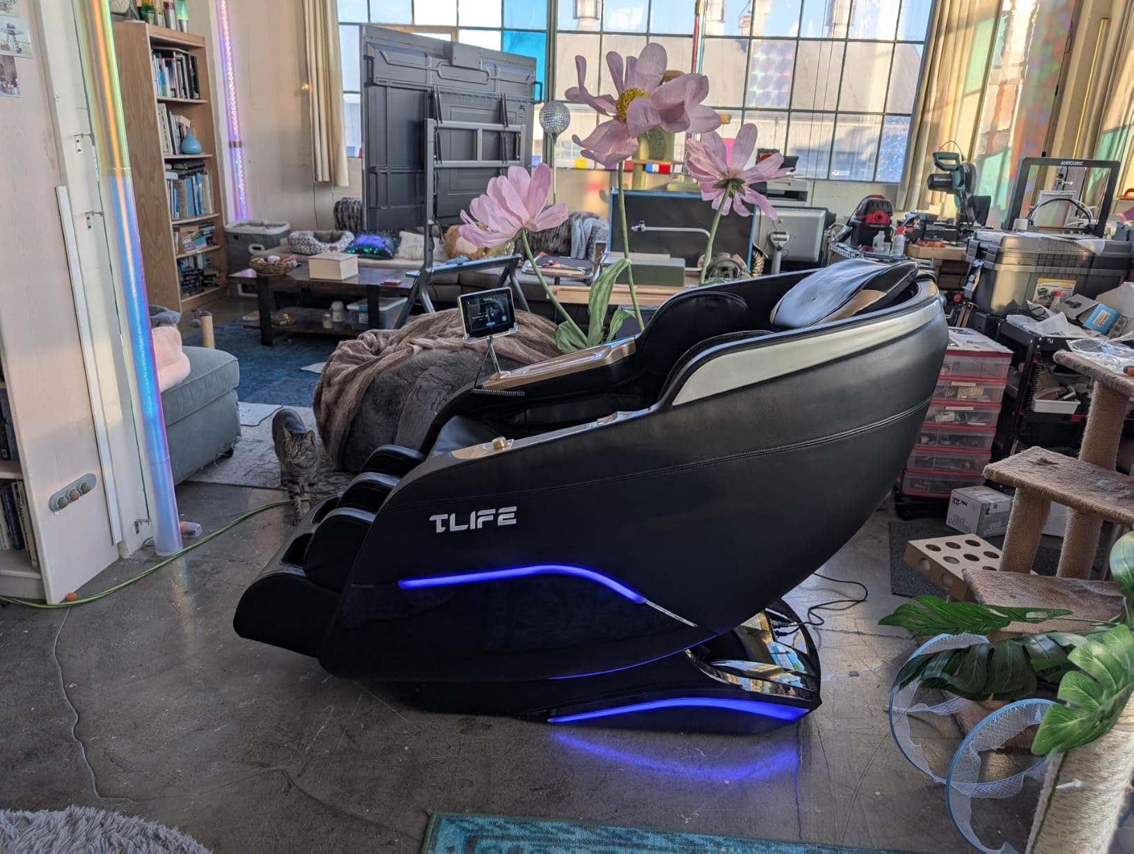 TLIFE Massage Chair Full Body, 160 Degree Zero Gravity Recliner with Body Scan, 50