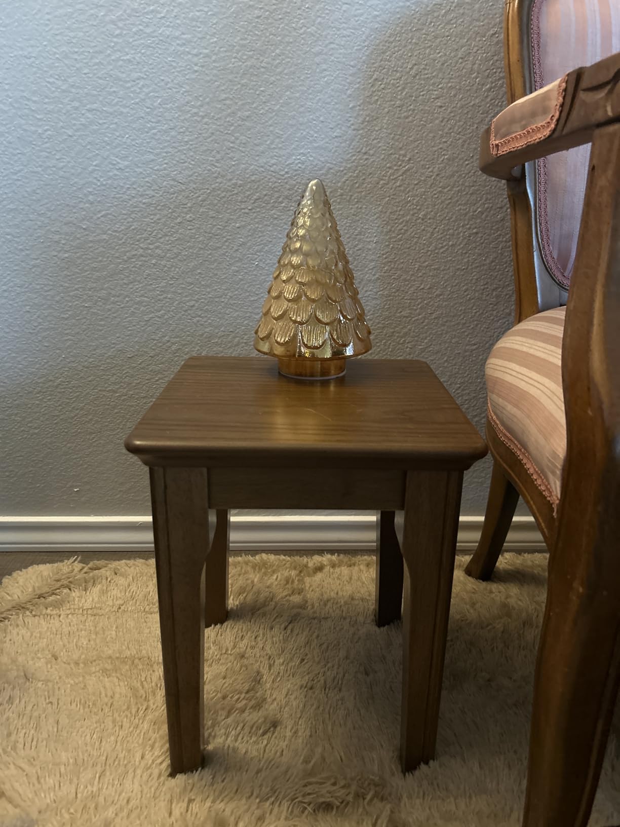 Kmax Nesting Tables Set of 3, Small Sofa Side Table Rustic customer photo 1