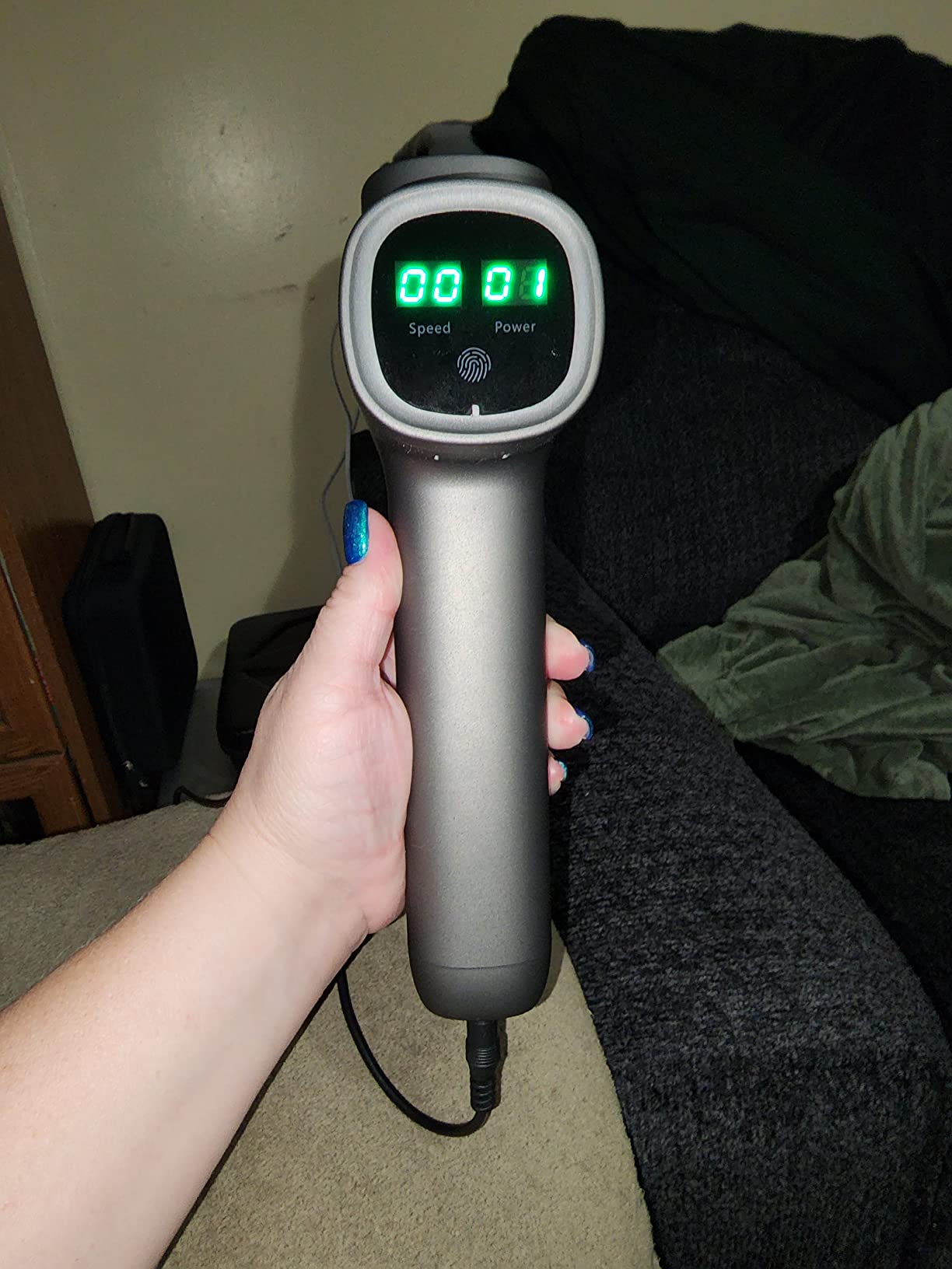 Mebak 7 Massage Gun, Massage Gun Deep Tissue for Pain Relief, Muscle Massager for Home, Office & Gym, 5 Speed Levels customer photo 1