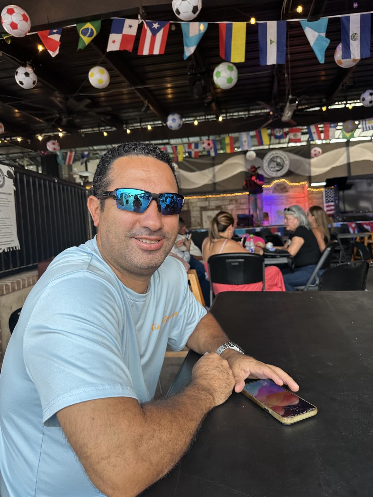 Shady Rays Talon Mens | Semi-Rimless Sport Polarized Sunglasses customer photo 2