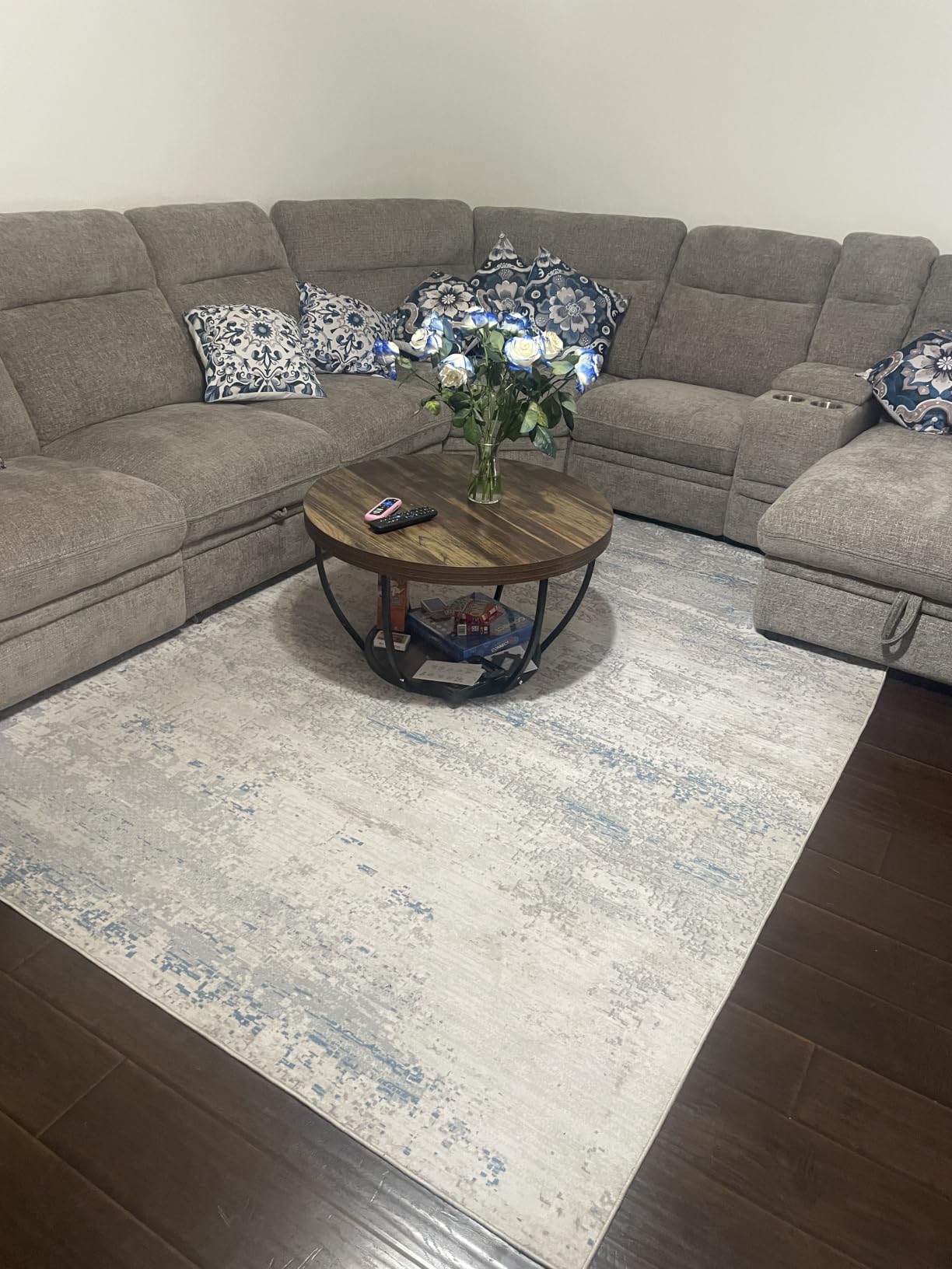 Washable Rugs 8x10 Area Rugs for Living Room, Bedroom, Dining Room, Nursery | Ultra Soft, Low Pile, Machine Washable, Fade Resistant, Non-Slip & Non-Shedding, Modern Abstract Large Carpet for Home Office Decor customer photo 2
