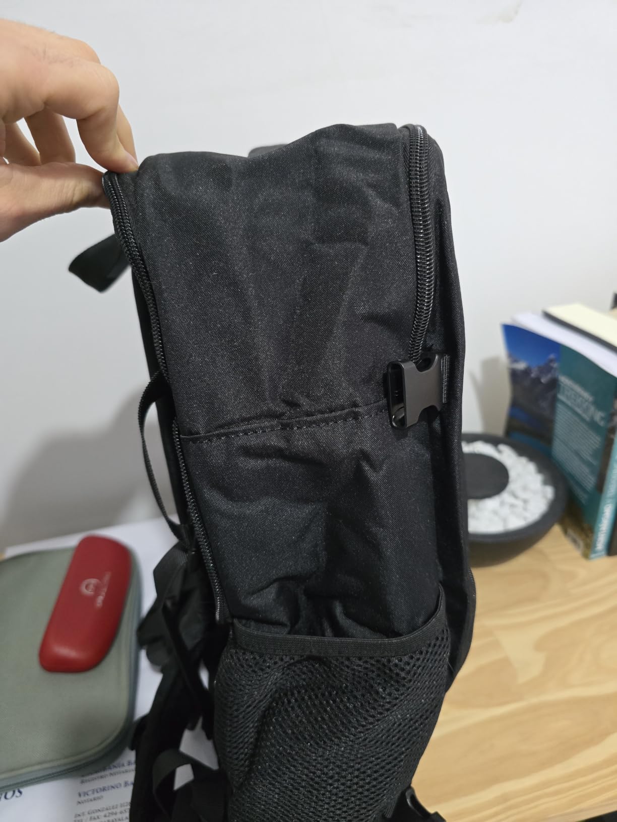 Carry on Backpack for 1-10 Days Trips, Extra Large 40L-50L Travel Backpack TSA Approved, Expandable Laptop Bagpack, Water Resistant Bag Compatible with 17.3 inch Laptops, Black customer photo 2