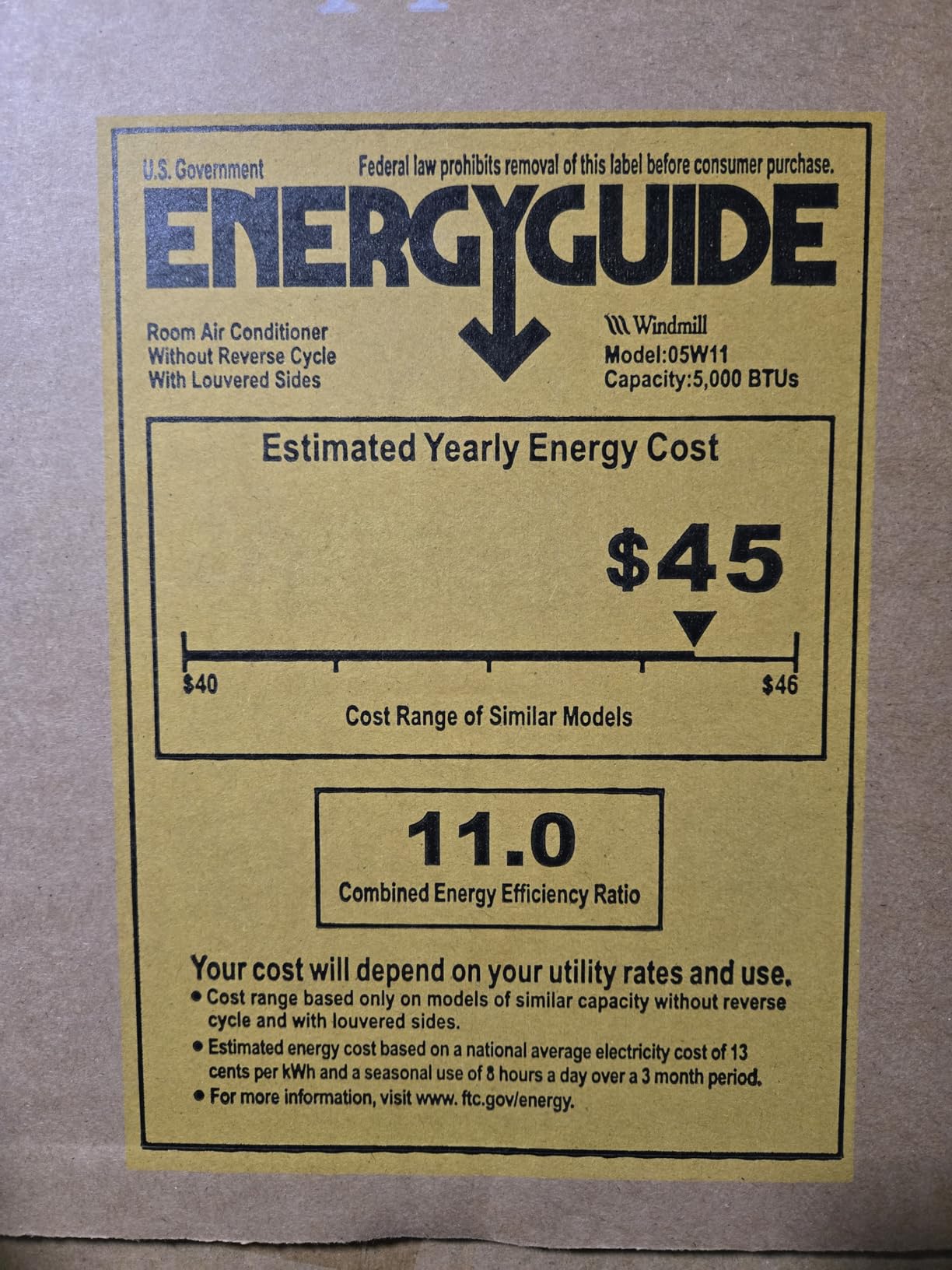 Windmill 5,000 BTU Window Air Conditioner - Cools up to 150 Sq. Ft. - Easy Install, Voice-Enabled, Remote Control & App Control, Energy-Efficient AC Unit for Small Spaces customer photo 2