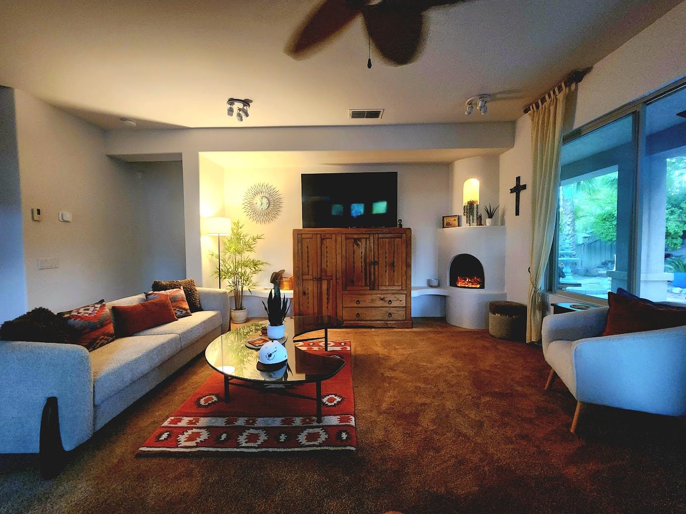 Christopher Knight Home Almab 82 Inches Sofa Couch, Cozy Boucle Upholstered 3-Seater Sofa customer photo 2
