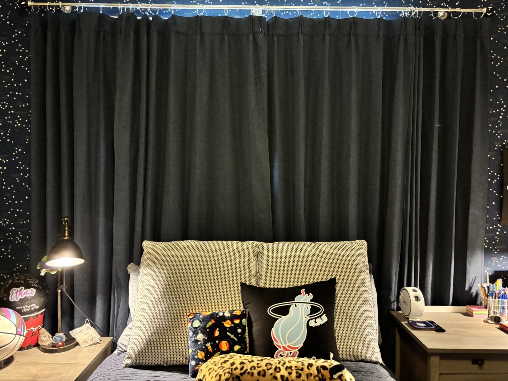 Pinch Pleated 100% Blackout Thick Linen Curtains 84 Inch Long Natural | Thick Linen Double Layer, Thermal Insulated, Boho Farmhouse Cream Ivory, Window Drapes for Living Room Bedroom 2 Panels customer photo 2