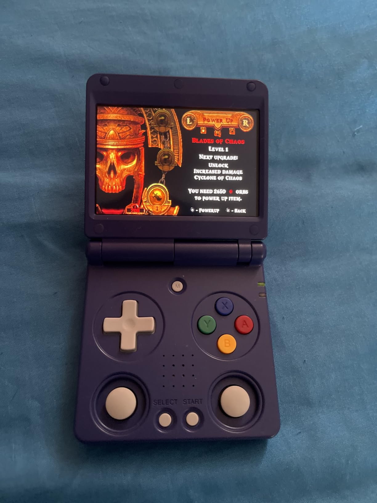 Anbernic RG34XXSP Foldable Retro Handheld Game with 3.4 Inch IPS Screen Linux System Built-in 64G TF Card 5000+ Games Handheld Emulator Support 5G WiFi Bluetooth TV Output(Indigo) customer photo 1