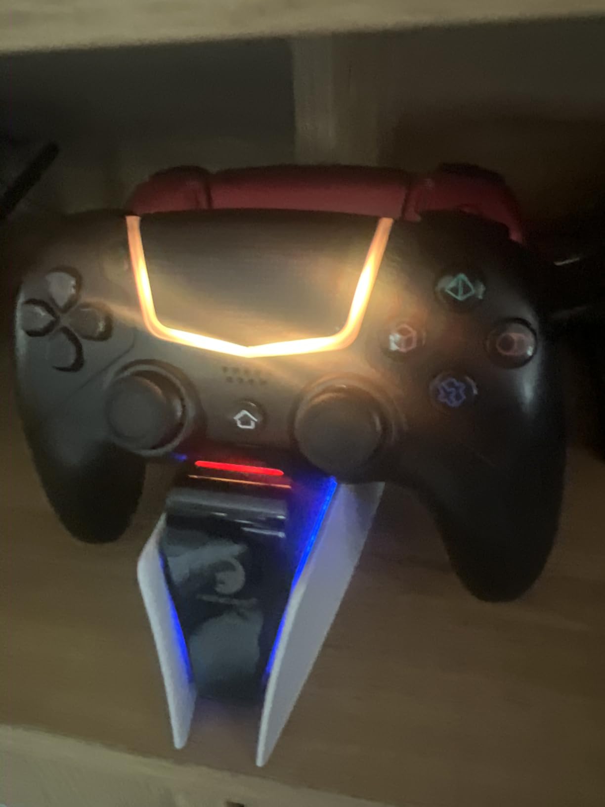 BETMI Wireless Controller for PS-5/Pro/Slim/PC, Bluetooth Gaming Controller with Hall Joysticks, LED Channel Light, Turbo, 6-Axis Gyro, Dual Vibration, Touchpad, 3.5mm Audio Jack customer photo 1