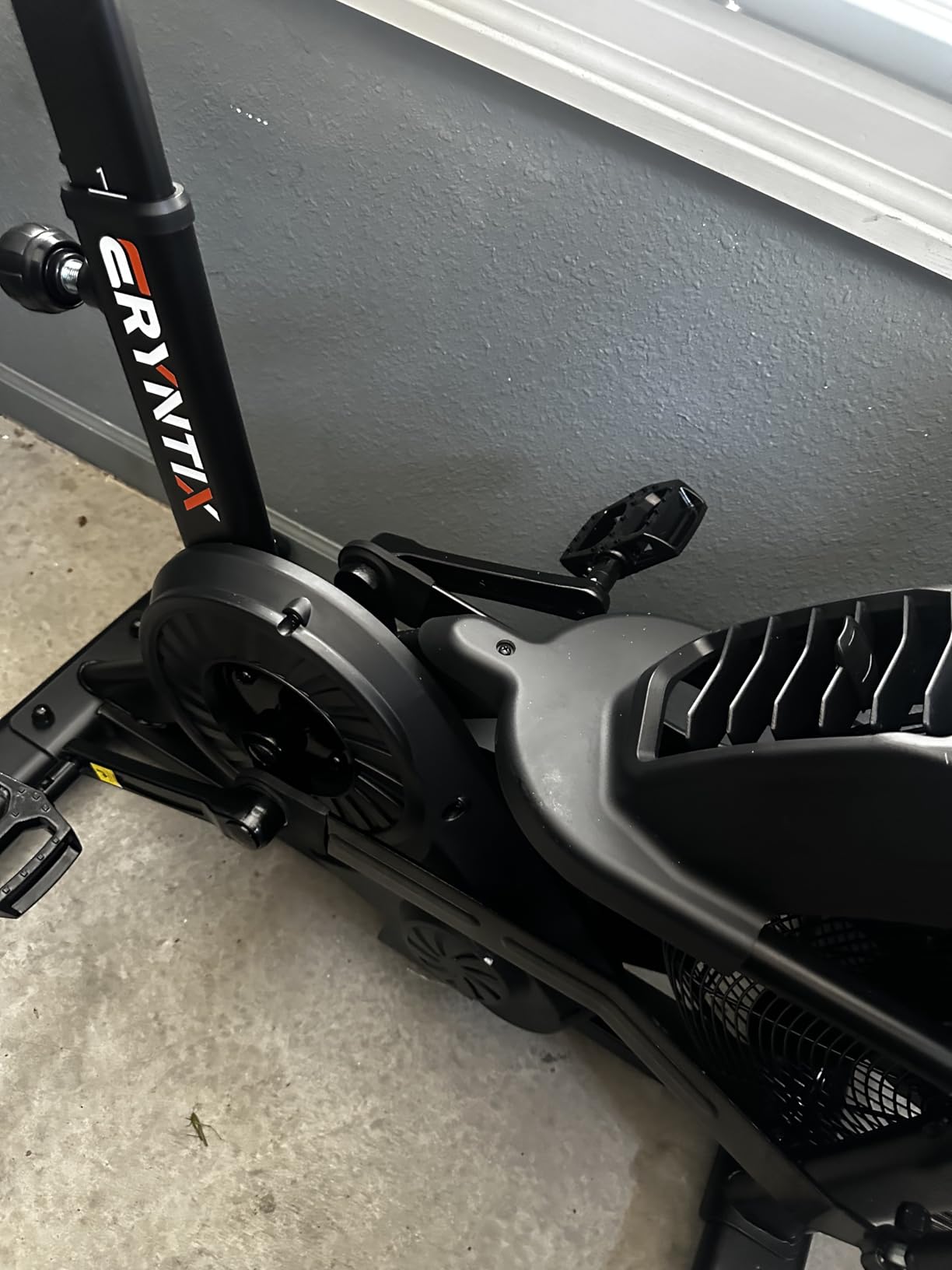 Dual Resistance Air Bike, Magnetic & Air Fan Bike with APP Connection, ISCC PLUS Certified, Dual-Action Handlebars for Home Gym HIIT Cardio Full Body Workout (350LBS Capacity) (Carbon Black) customer photo 1