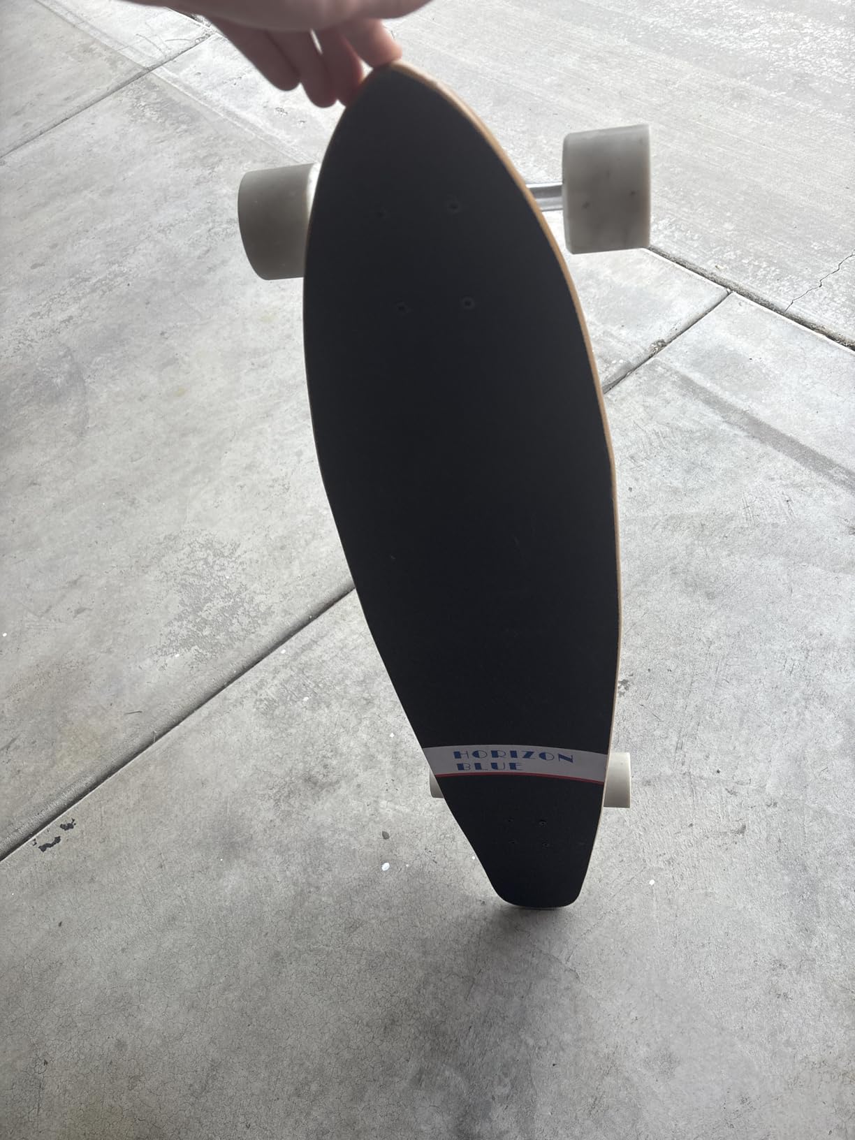 HORIZON BLUE 39inch Drop Through Longboard Complete Cruiser Skateboard customer photo 2