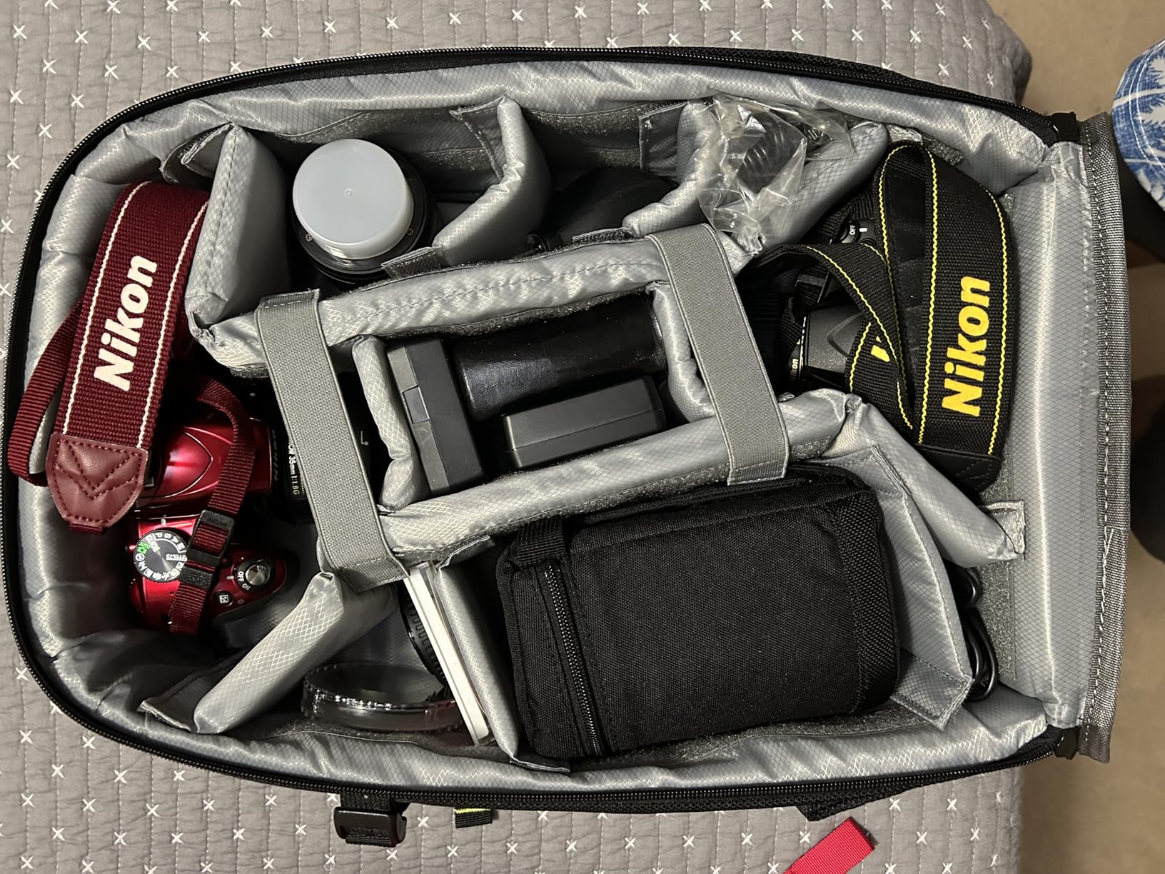 TORIBIO Large Hardshell Camera Backpack DSLR/SLR/Mirrorless Photography Bag | Waterproof Hard Shell, w/ Rain Cover, with Tripod Holder & 15.6