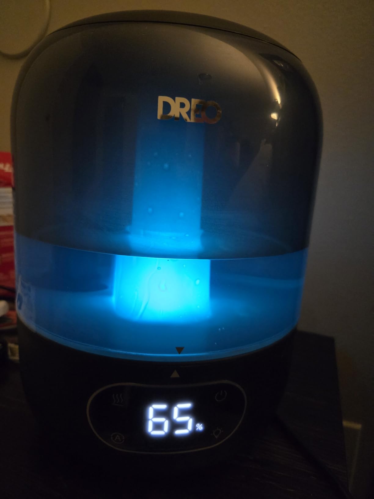 DREO Humidifiers for Bedroom, 3L Top Fill 30H & 26dB Quiet Runtime for Large Room, Cool Mist Ultrasonic Humidifier with Humidity Sensor, Night Light for Home, Baby, Nursery, Plants, New Edition customer photo 1