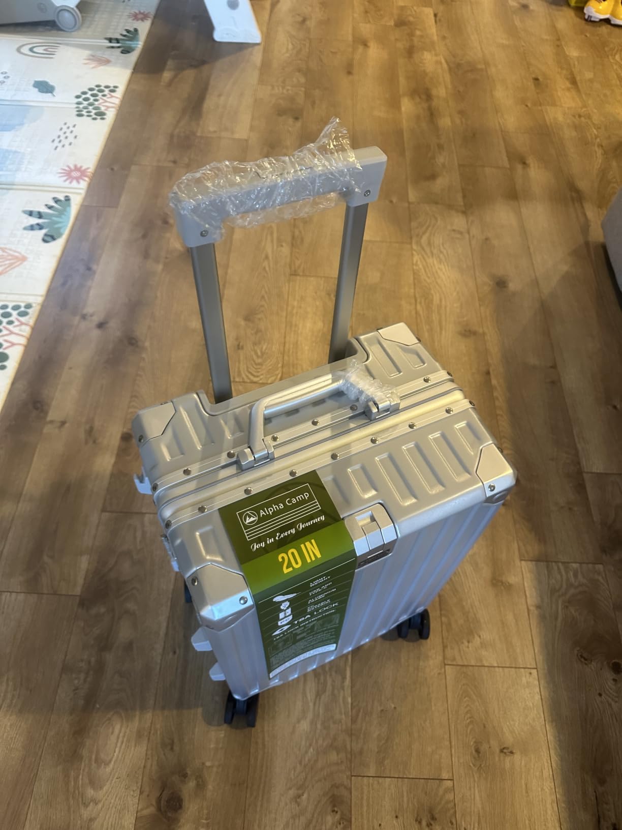 ALPHA CAMP 3 Piece Luggage Sets With Layer Dual Aluminum Frame, USB Charging Port customer photo 2