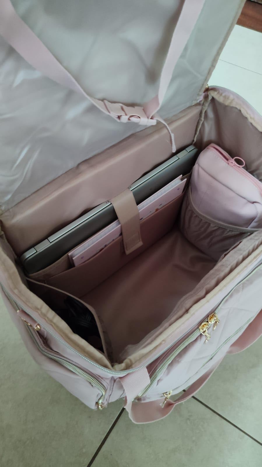 Marscamd Rolling Teacher Bag with 15.6