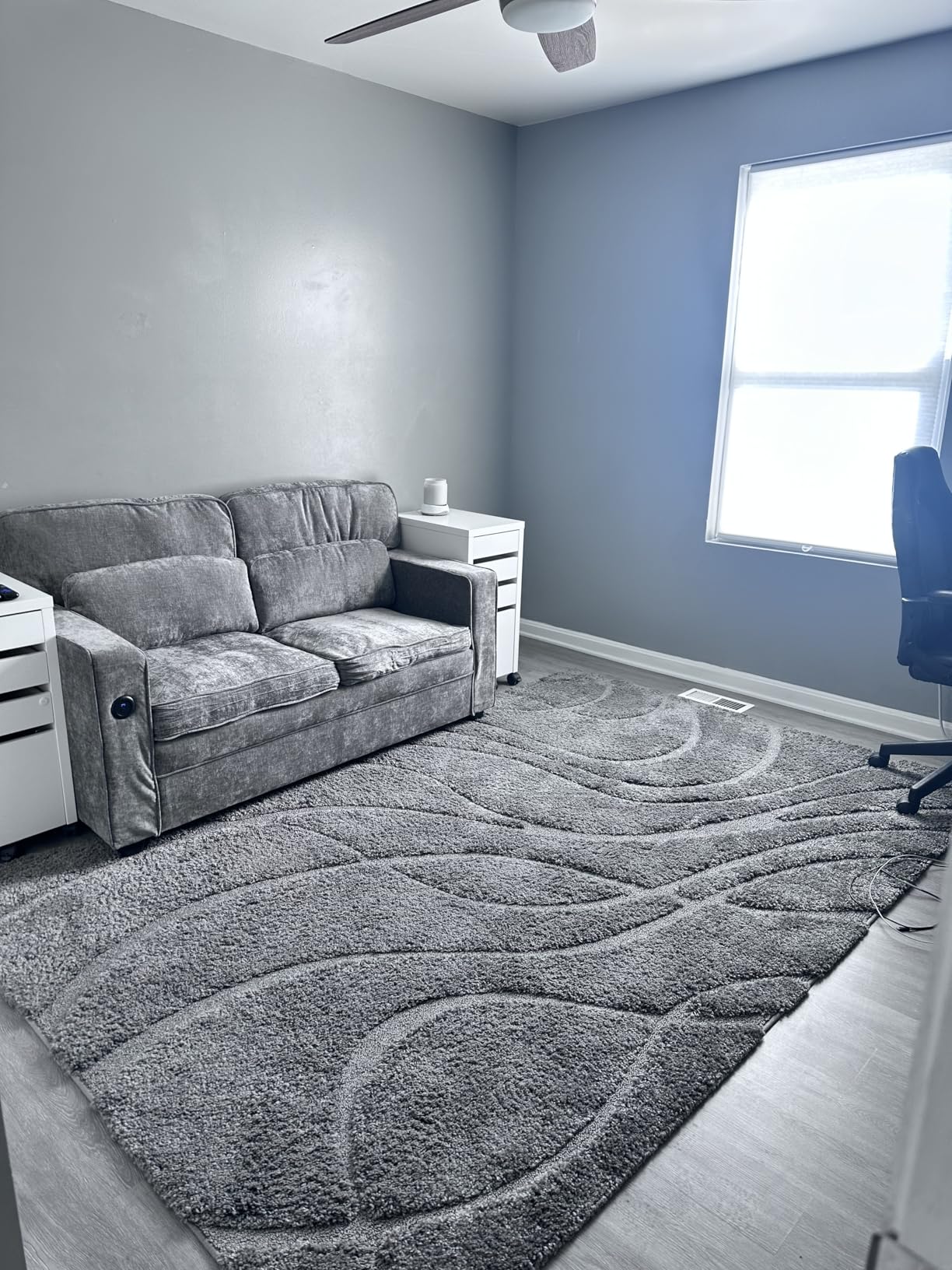 Marsail Pull Out Sofa Bed, Queen Size Sleeper Sofa with Memory Foam Mattress, 2-in-1 Convertible Chenille Couch Bed with 2 USB Charging and Removable Covers, Loveseat for Living Room, Apartment, Green customer photo 1