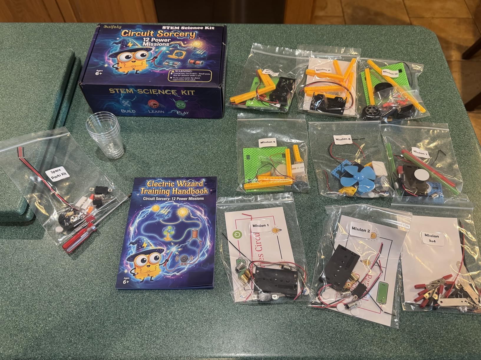 Circuit Sorcery Electric STEM Science Kit for Kids - 12 Power Missions Electricity & Electronics Experiments Lab customer photo 2