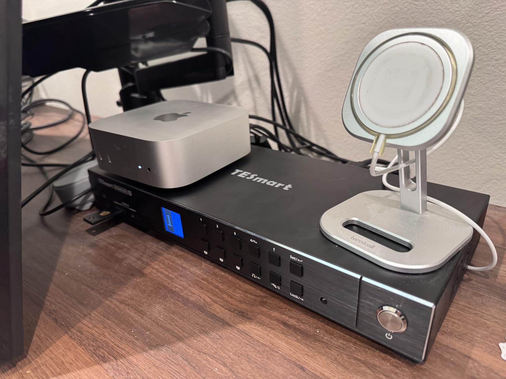 TESmart 4K@144Hz Displayport KVM Switch 2 Monitors 4 Computers, DP 1.4 KVM Switch Dual Monitor 8K@60Hz, USB 3.0, Support EDID, Gigabit Network, Hotkey Switch, VRR, All Input Cables customer photo 1