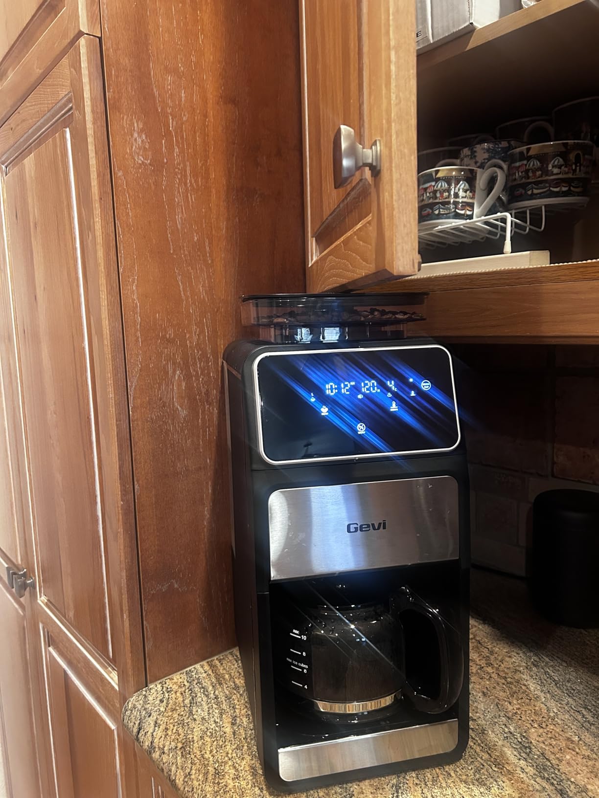 Gevi 10-Cup Drip Coffee Maker with Burr Grinder | Programmable Timer, 1.5L Water Tank, Reusable Filter, Warming Plate, All-in-One Brew & Grind Coffee Machine customer photo 1