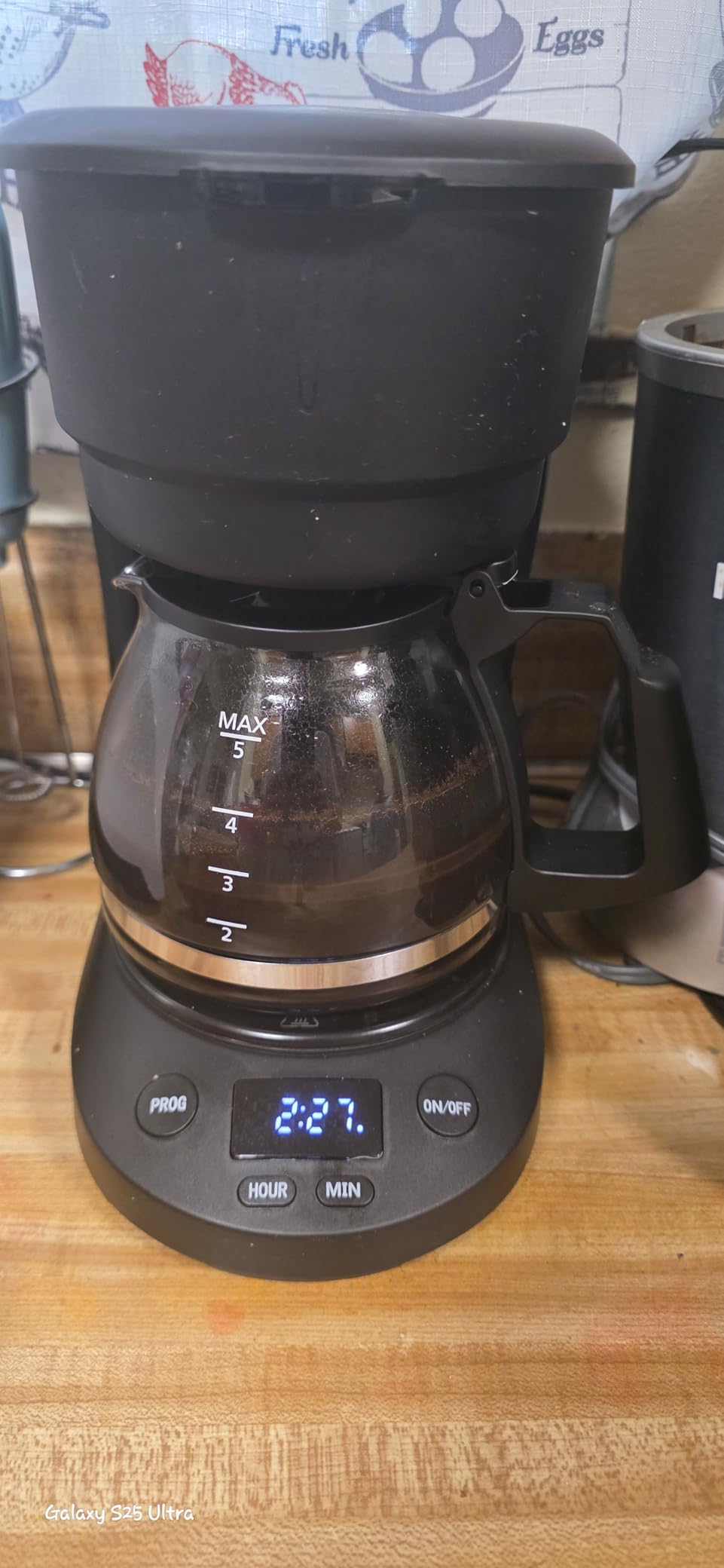 Drip Coffee Maker with Built In Grinder, 10-Cup Grind and Brew Coffee Machine Fully Automatic, Programmable with Brew Strength, Permanent Filter, Glass Carafe, 50oz Water Tank, Ideal for Home/Office customer photo 1