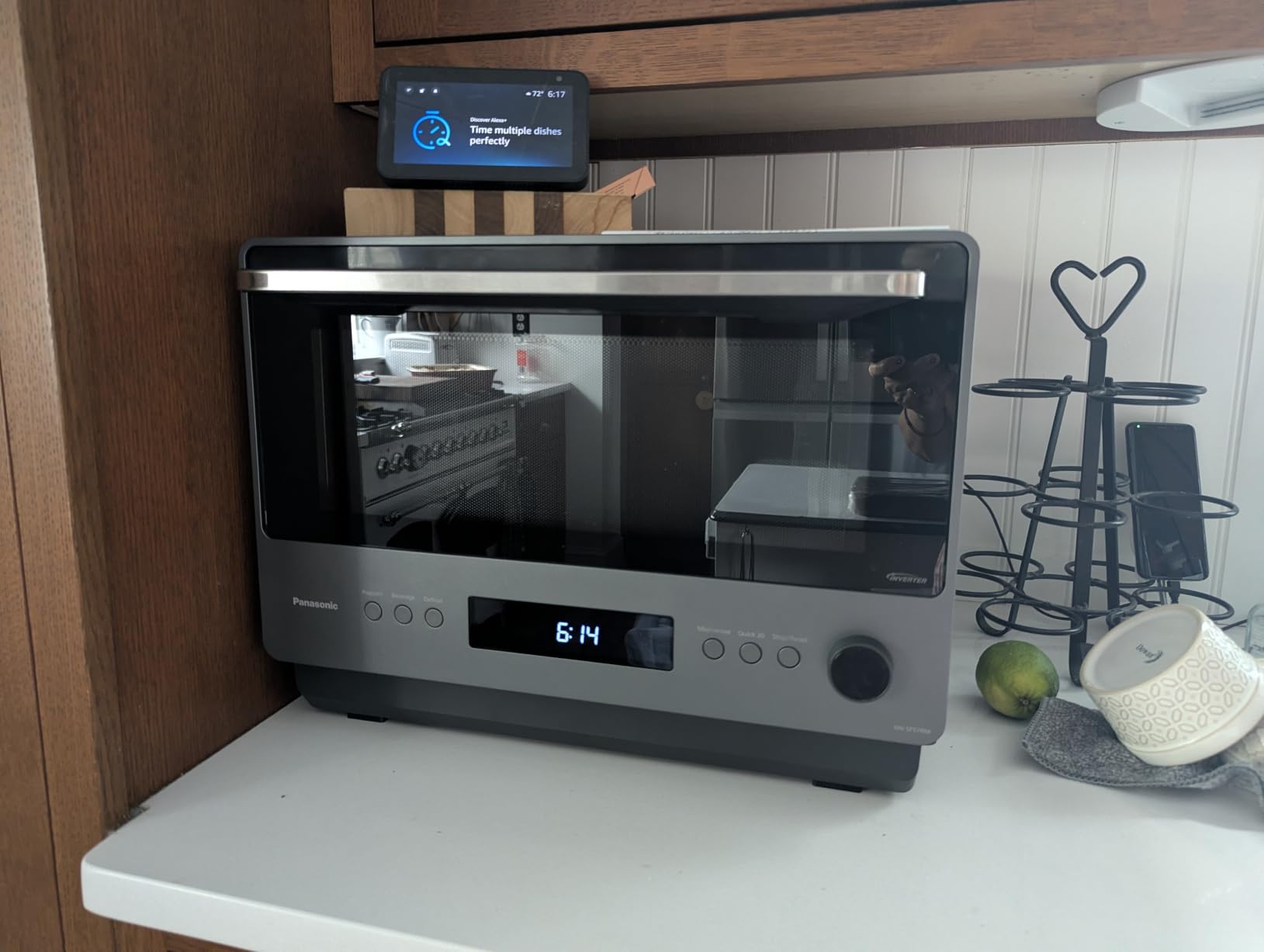 Panasonic Japanese Microwave, 1.0 cu. ft. 1200W Clean Design Flatbed Countertop Microwave Oven with Genius Sensor 2.0 customer photo 1