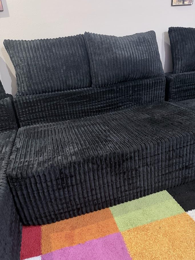 124 Inch Oversized Boneless Sectional Sofa Cloud Couch for Living Room - Symmetrical U Shaped Modular Couches Set with Double Chaise, No Assembly Floor Compression Sofa & Couch customer photo 2