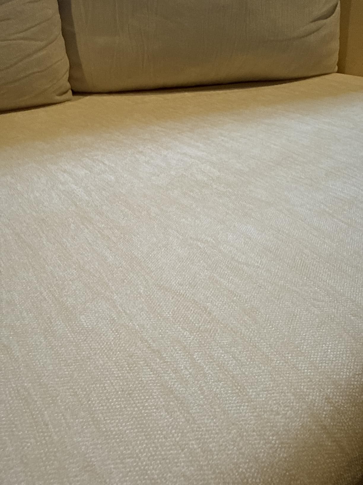 GRUSIGN 71 Boneless Loveseat Couch, Chenille 4 in 1 Folding Sofa Bed (Beige) customer photo 1