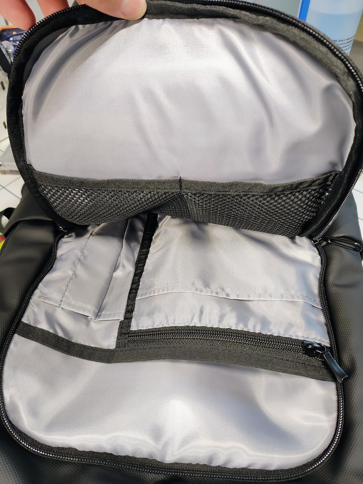 Slim Laptop Backpack for Men Women, 15.6Inch Lightweight Travel Backpack | Anti-Theft Laptop Bag, Carry on Waterproof Breathable EVA Back Panel Business Backpack for Work Commute Travel-Black customer photo 1