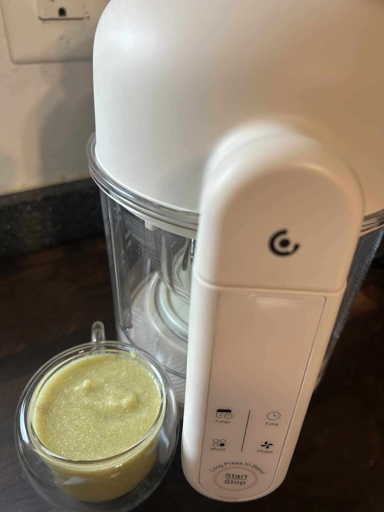 AMZCHEF Baby Food Maker with Auto Steam & Blend, 9-in-1 Baby Puree Maker with Food-grade Glass, BPA-Free & Easy Cleaning, Touch Screen, Dishwasher Safe, Off-white customer photo 1