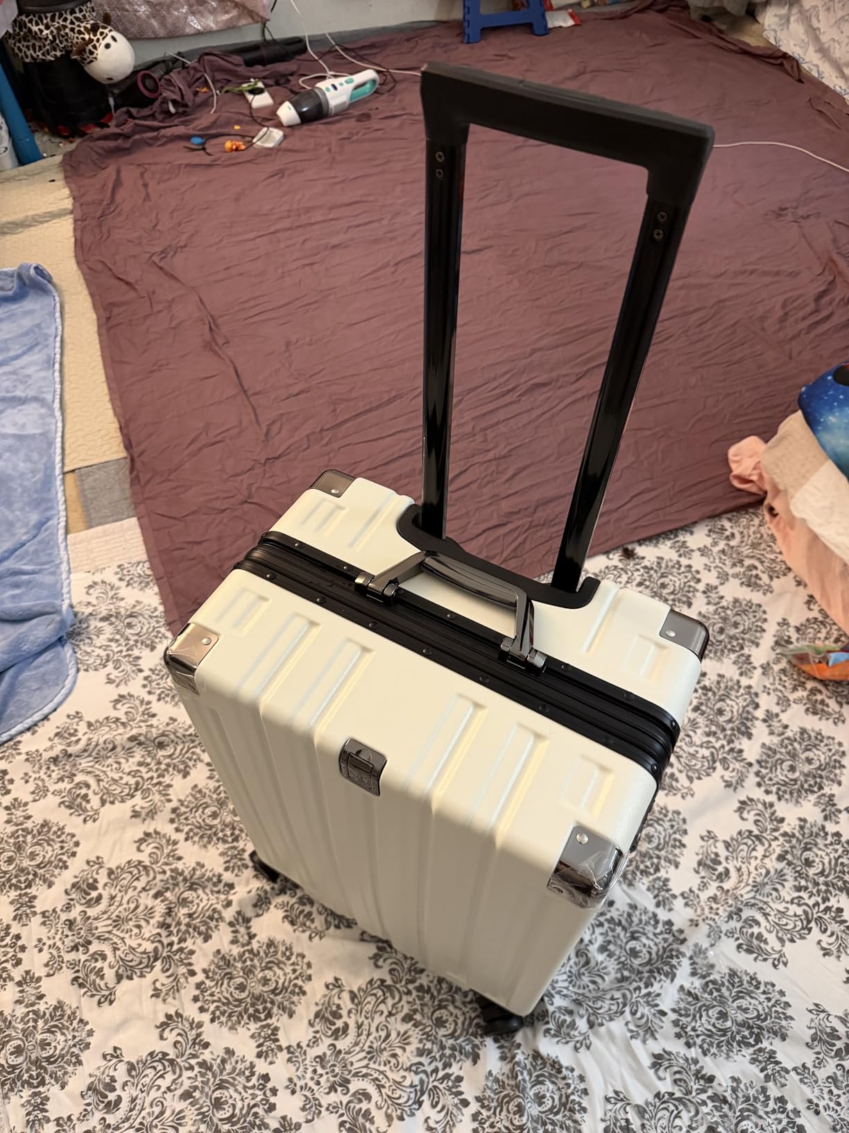 Krute Zipperless Carry On Luggage with Wheels 20 inch Hardshell Suitcase customer photo 1