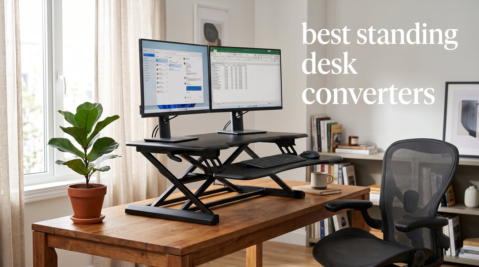 best standing desk converters