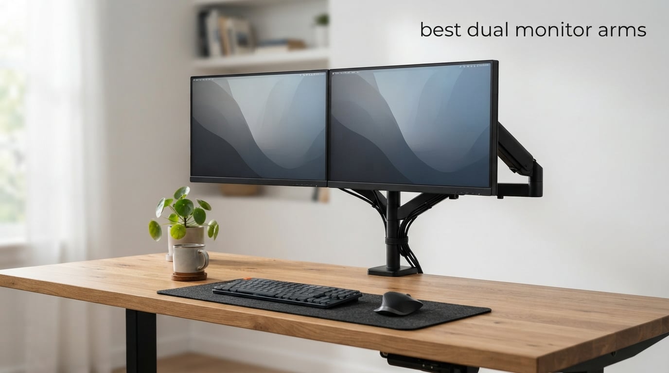 best dual monitor arms