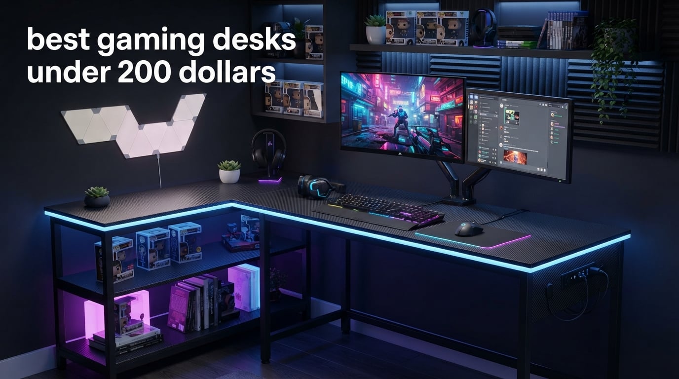 best gaming desks under 200 dollars