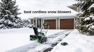 best cordless snow blowers