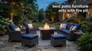 best patio furniture sets with fire pit