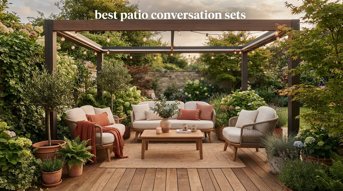 best patio conversation sets