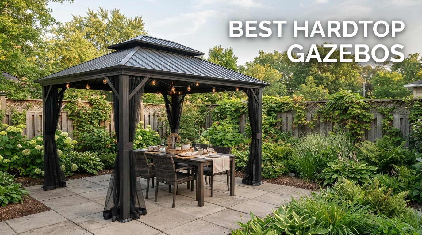 best hardtop gazebos