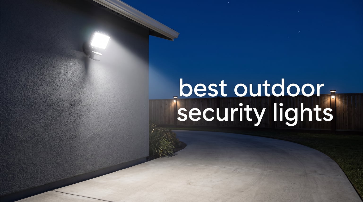 best outdoor security lights