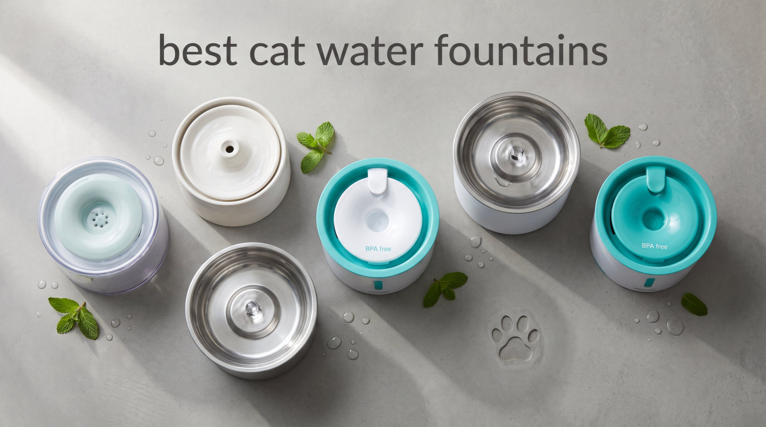 best cat water fountains