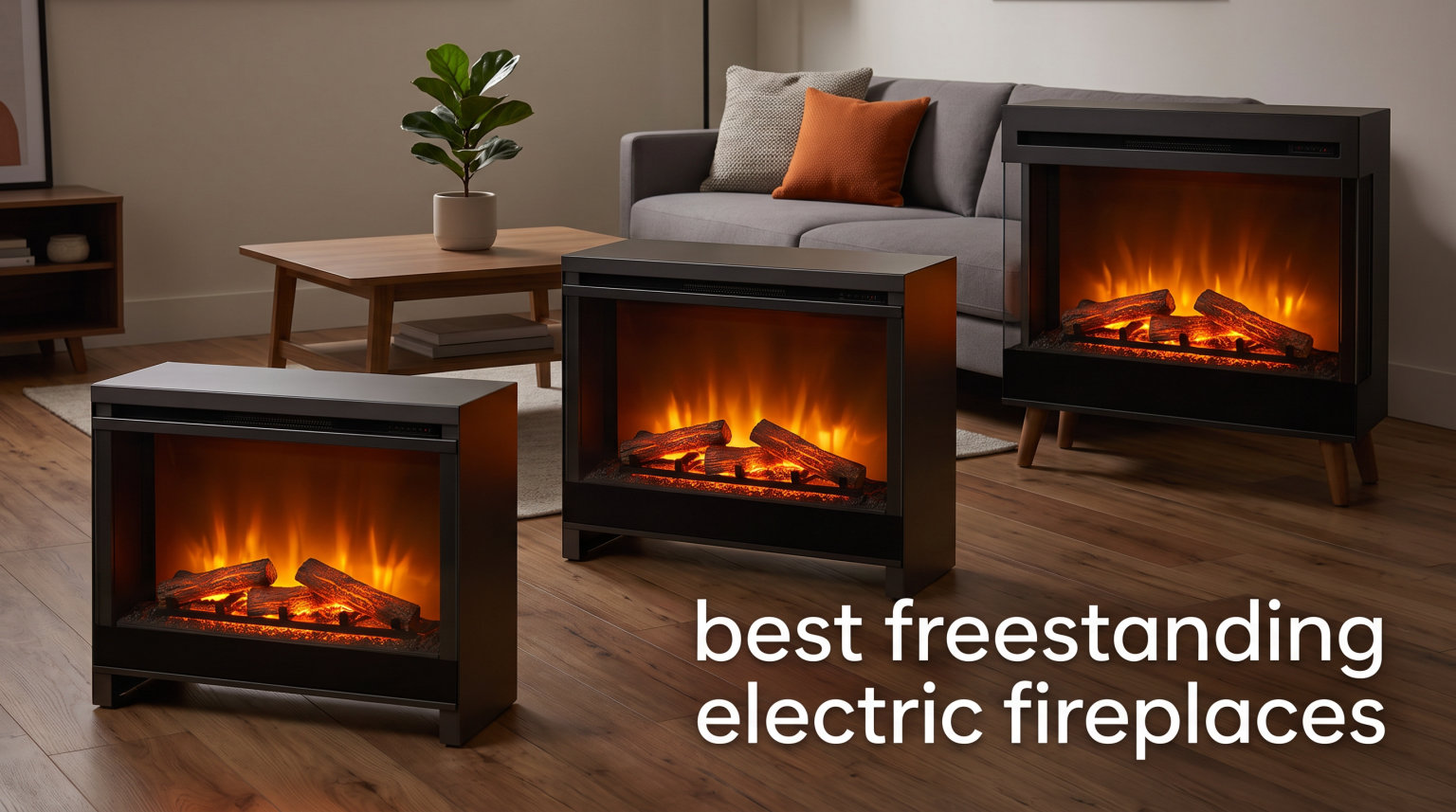 best freestanding electric fireplaces