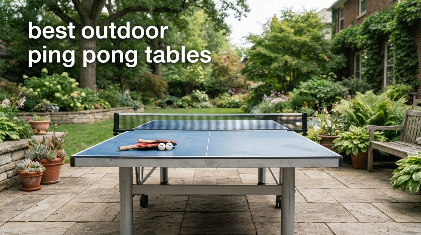 best outdoor ping pong tables