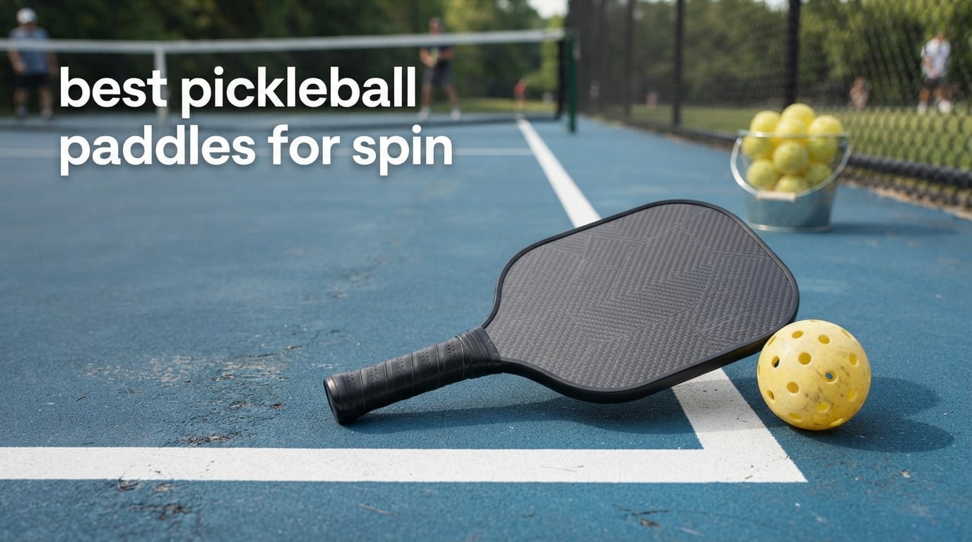 best pickleball paddles for spin