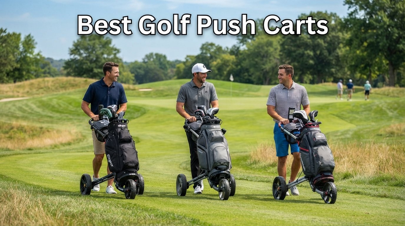 best golf push carts