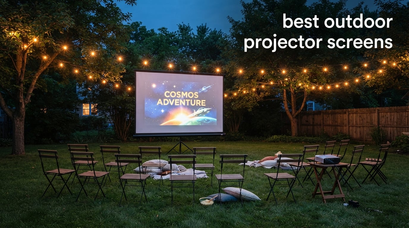 best outdoor projector screens