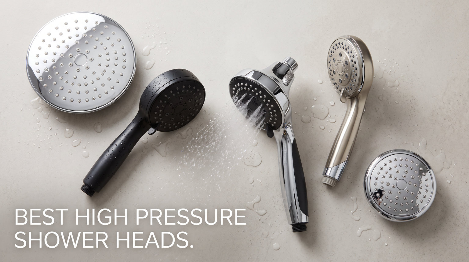 best high pressure shower heads