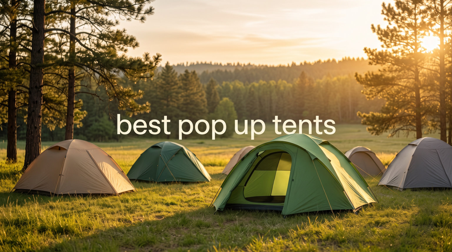 best pop up tents