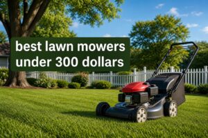 best lawn mowers under 300 dollars