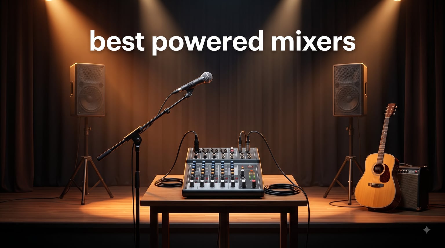 best powered mixers